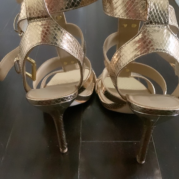 Michael Kors Gold Studded Heels - Picture 4 of 11